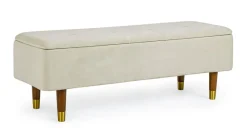 Hot Bizzotto PANCA CONTENITORE IN VELLUTO NATURALE - KIRA