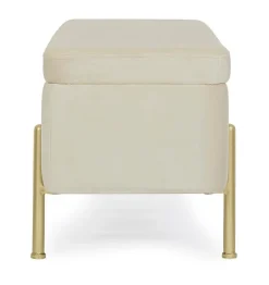 Best Bizzotto PANCA CONTENITORE IN VELLUTO NATURALE - IRINA