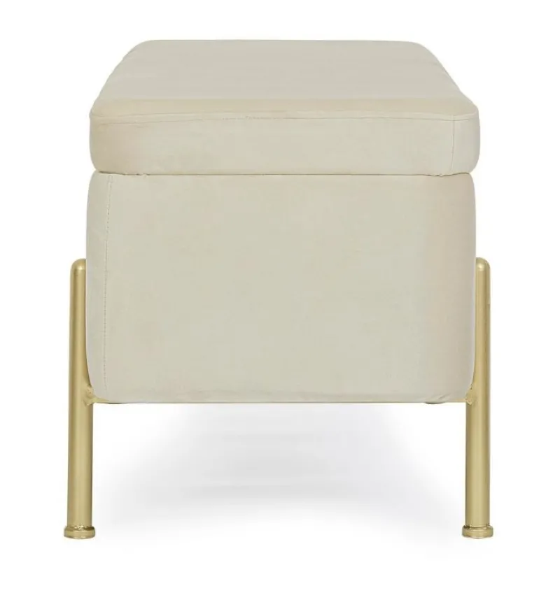 Best Bizzotto PANCA CONTENITORE IN VELLUTO NATURALE - IRINA