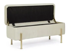 Best Bizzotto PANCA CONTENITORE IN VELLUTO NATURALE - IRINA