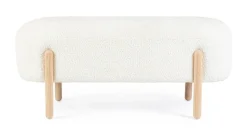 Hot Bizzotto PANCA EFFETTO BOUCLE' BIANCO - DAYLA