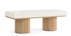 Online Bizzotto PANCA EFFETTO BOUCLE' NATURALE - FLORIANA