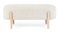 Outlet Bizzotto PANCA EFFETTO BOUCLE' NATURALE - DAYLA