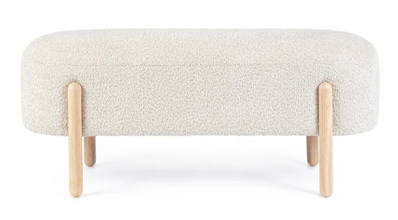 Outlet Bizzotto PANCA EFFETTO BOUCLE' NATURALE - DAYLA