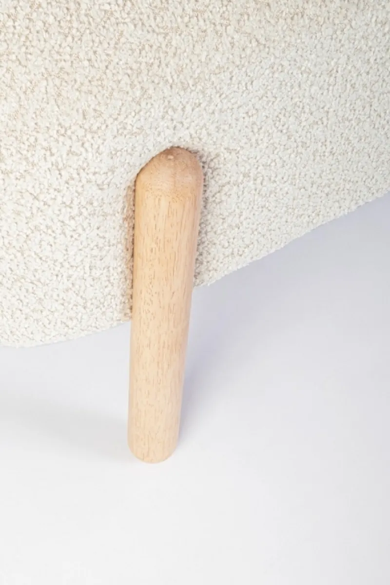 Outlet Bizzotto PANCA EFFETTO BOUCLE' NATURALE - DAYLA