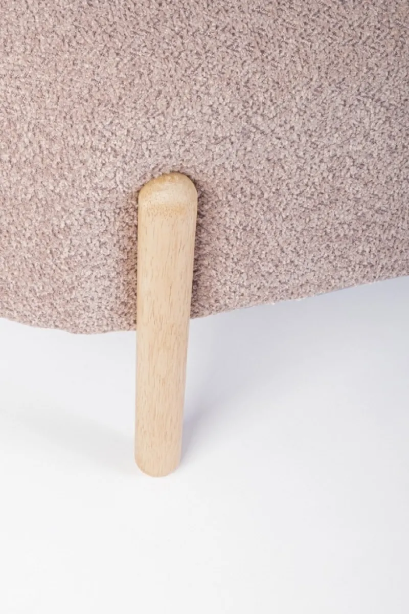 Best Bizzotto PANCA EFFETTO BOUCLE' ROSA ANTICO - DAYLA