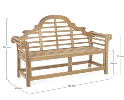 Discount Bizzotto PANCA IN TEAK - VERADERO FSC