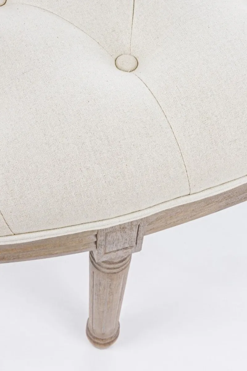 Best Bizzotto PANCA IN TESSUTO NATURALE - TILDE