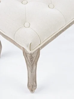 Discount Bizzotto PANCA IN TESSUTO NATURALE - MATHILDE