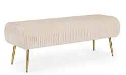 New Bizzotto PANCA IN VELLUTO CREMA - SELENA