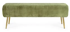 Sale Bizzotto PANCA IN VELLUTO OLIVE - SELENA