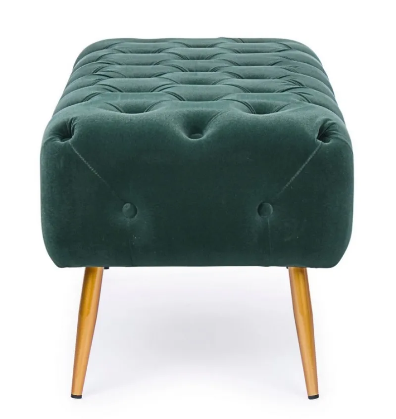 Clearance Bizzotto PANCA IN VELLUTO VERDE - GIACINTA
