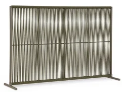 Clearance Bizzotto PARAVENTO PAXSON 180X120 OLIV QS24