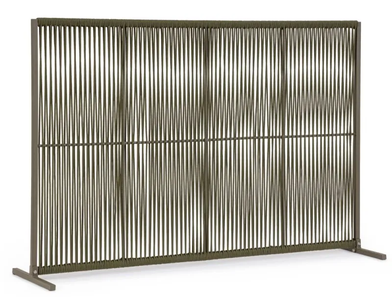 Clearance Bizzotto PARAVENTO PAXSON 180X120 OLIV QS24