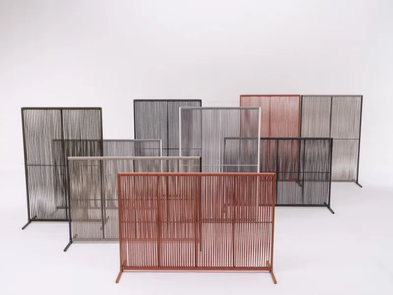 Clearance Bizzotto PARAVENTO PAXSON 180X120 OLIV QS24