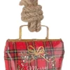 Discount Bizzotto PENDAGLIO WENDI CAMPANA TARTAN MERRYXMAS