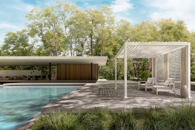 Bizzotto PERGOLA OCEAN 3X3 BIANCO