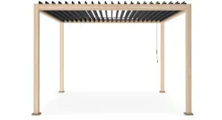 Hot Bizzotto PERGOLA OCEAN 3.6X3.6 NATURAL-ANTRACITE