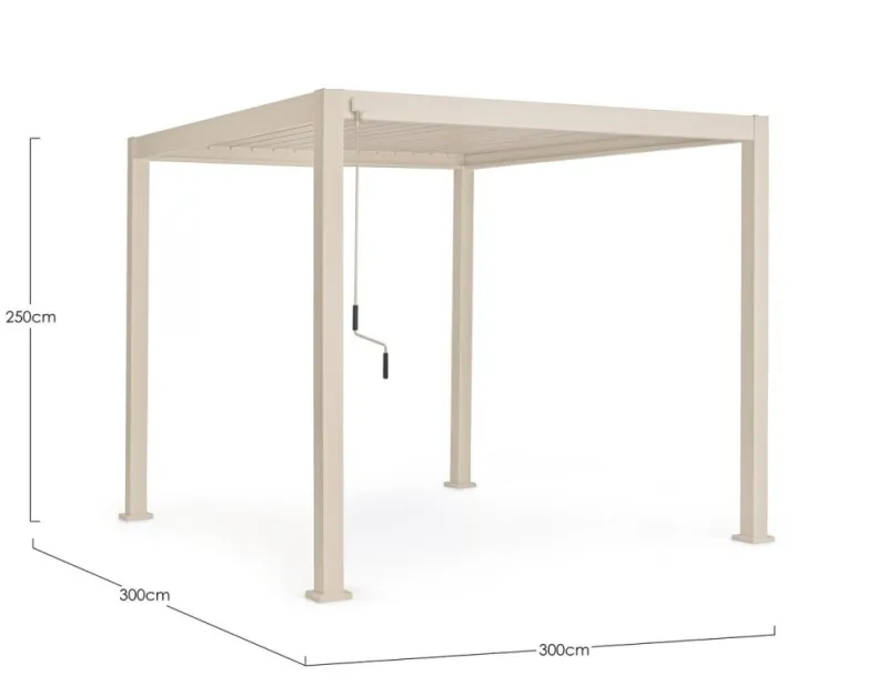 Best Bizzotto PERGOLA OCEAN 3X3 SETA