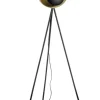 Outlet Bizzotto PIANTANA DESIGN TREPPIEDE NERO-ORO H156