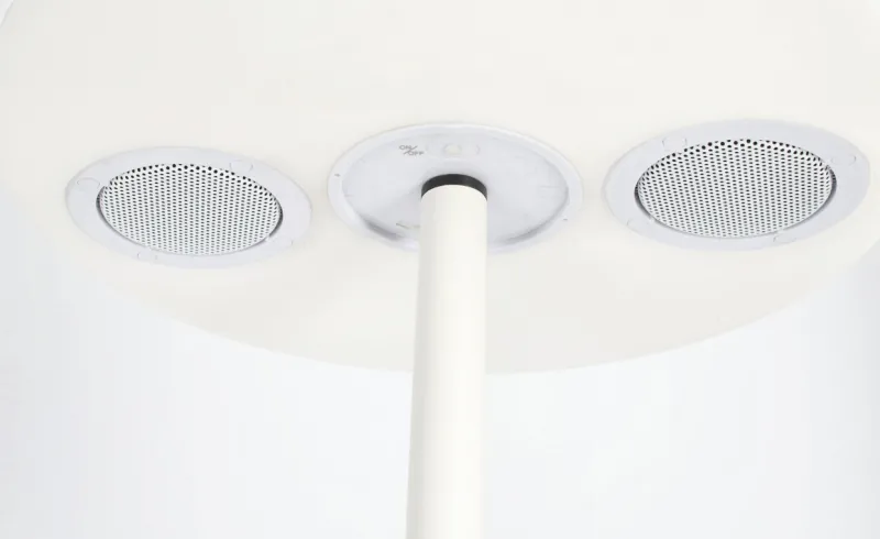 Online Bizzotto PIANTANA SOLAR LED SPEAKER PE BIANC H150