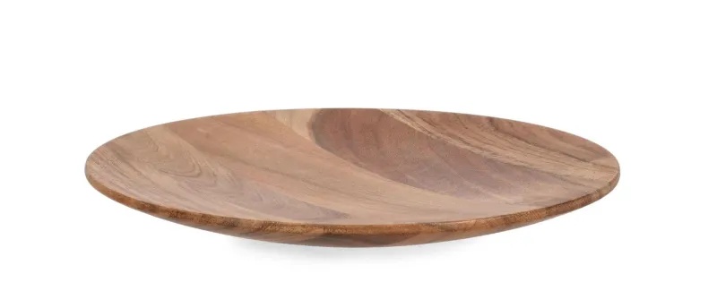 New Bizzotto PIATTO DECORATIVO AIMI LEGNO NATURAL D23