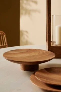 New Bizzotto PIATTO DECORATIVO AIMI LEGNO NATURAL D23