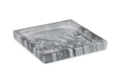 New Bizzotto PIATTO DECORATIVO KANDY MARMO GRIG 20x20