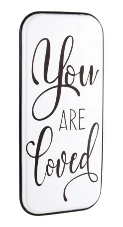 Sale Bizzotto PLACCA METALLO LOVED 38X82