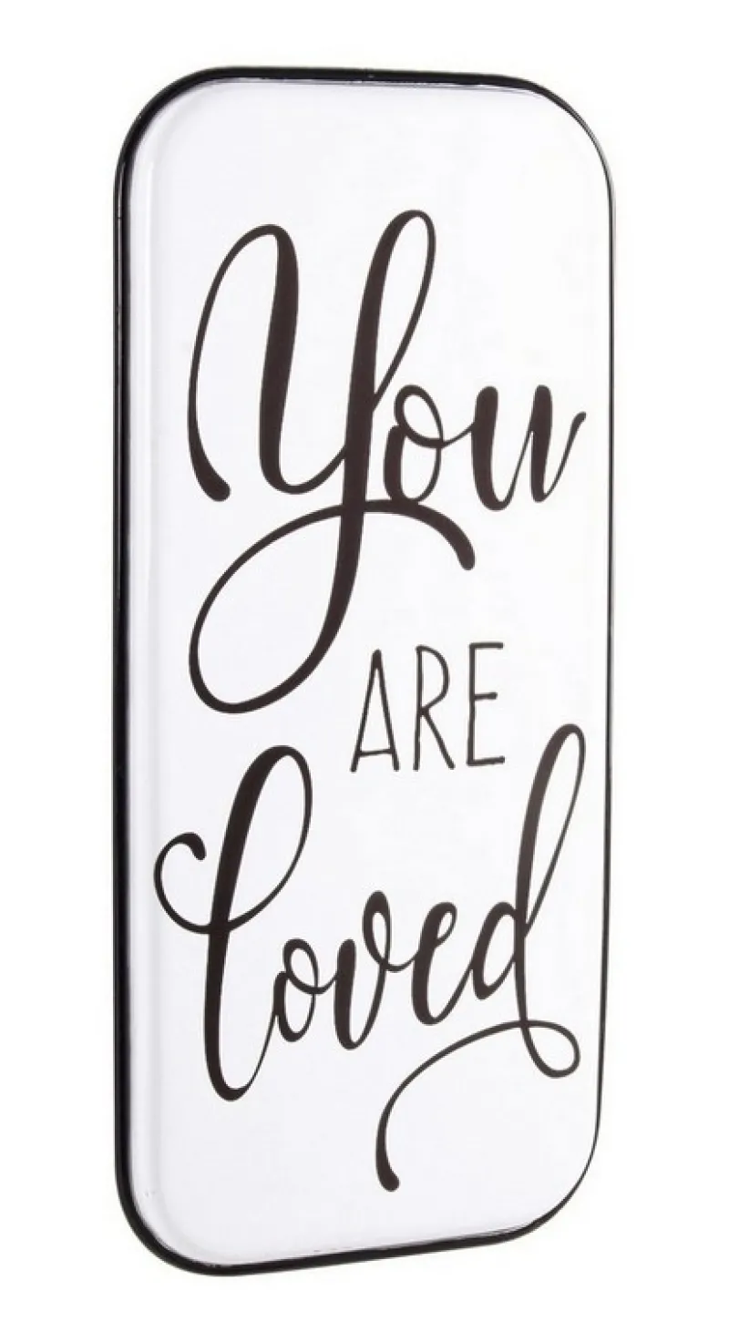 Sale Bizzotto PLACCA METALLO LOVED 38X82