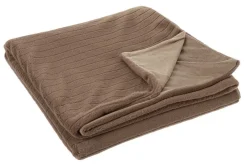 Discount Bizzotto PLAID ESSENTIAL MARRONE 180X150