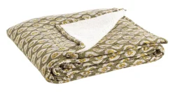 Outlet Bizzotto PLAID REIMS VERDE C-FOGLIA130X180