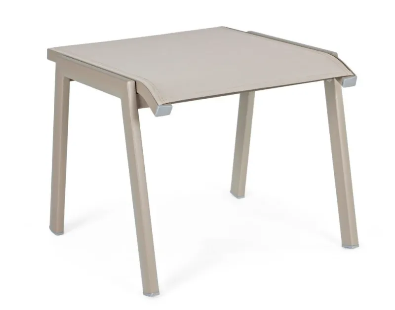 New Bizzotto POGGIAPIEDI IN ALLUMINIO IMPILABILE TORTORA GK51 - VICTOR