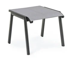 Discount Bizzotto POGGIAPIEDI IN ALLUMINIO IMPILABILE ANTRACITE GK52 - CRUISE