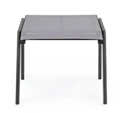 Discount Bizzotto POGGIAPIEDI IN ALLUMINIO IMPILABILE ANTRACITE GK52 - CRUISE