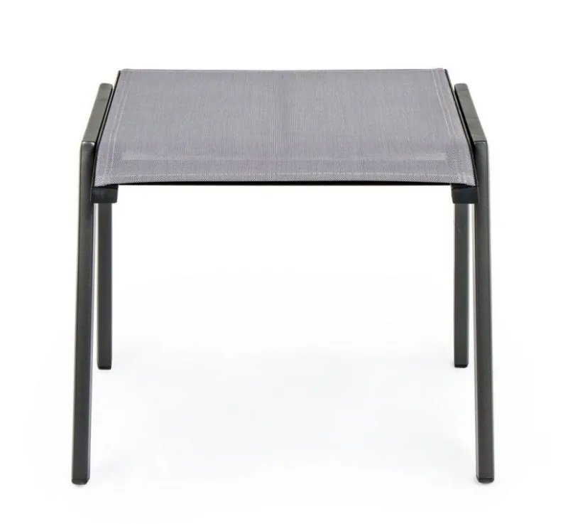 Discount Bizzotto POGGIAPIEDI IN ALLUMINIO IMPILABILE ANTRACITE GK52 - CRUISE