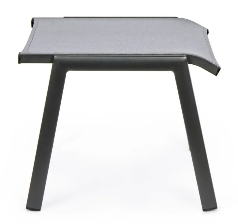 Discount Bizzotto POGGIAPIEDI IN ALLUMINIO IMPILABILE ANTRACITE GK52 - CRUISE