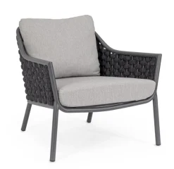 Online Bizzotto POLTRONA ANTRACITE QS22/GRAPHITE - EVERLY