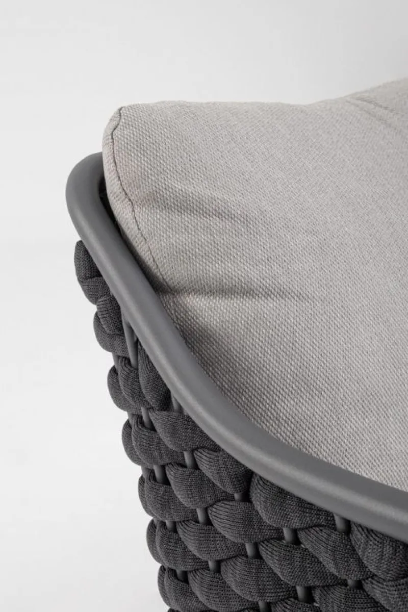 Online Bizzotto POLTRONA ANTRACITE QS22/GRAPHITE - EVERLY