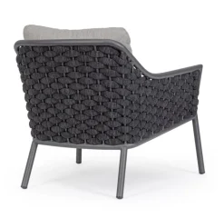 Online Bizzotto POLTRONA ANTRACITE QS22/GRAPHITE - EVERLY