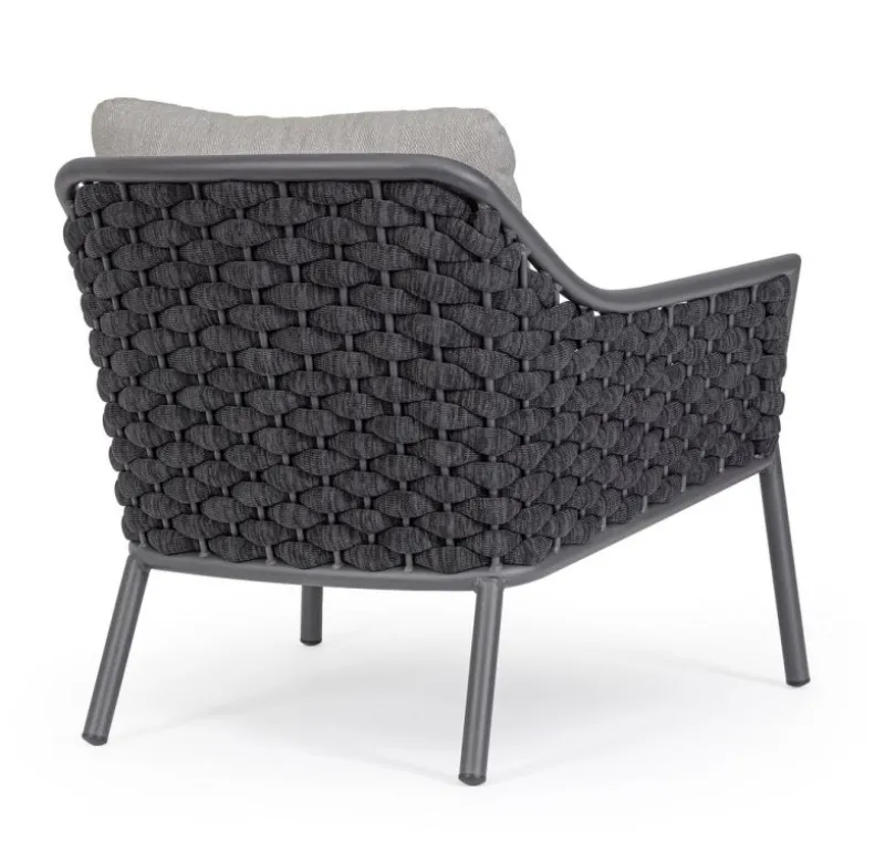 Online Bizzotto POLTRONA ANTRACITE QS22/GRAPHITE - EVERLY