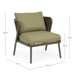 Hot Bizzotto POLTRONA OLIV QS24 - HARLOW