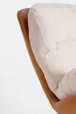 Discount Bizzotto POLTRONA ADINDA GHIACCIO/CUOIO