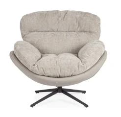 Discount Bizzotto POLTRONA ADINDA GRIGIO SCURO/TORTORA