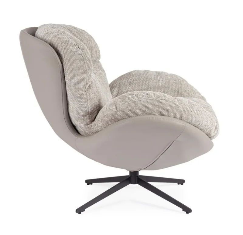 Discount Bizzotto POLTRONA ADINDA GRIGIO SCURO/TORTORA