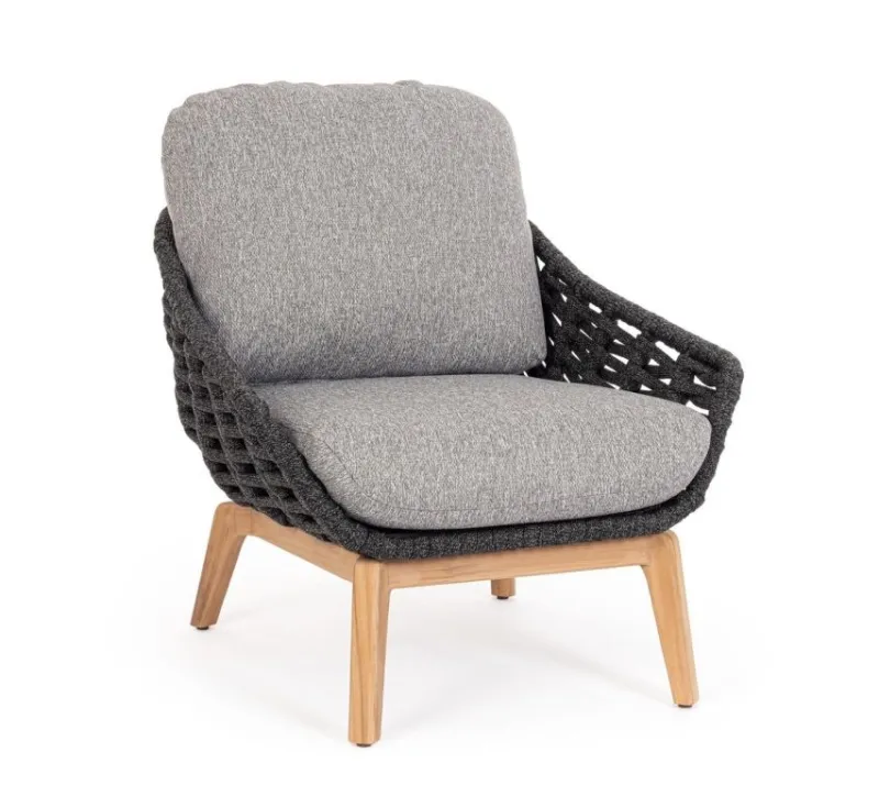 Hot Bizzotto POLTRONA ANTRACITE - TAMIRES