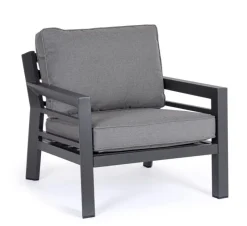 Outlet Bizzotto POLTRONA ANTRACITE PG61 - HENDRIX