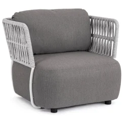 Best Bizzotto POLTRONA BIANCO/GRIGIO - PALMER