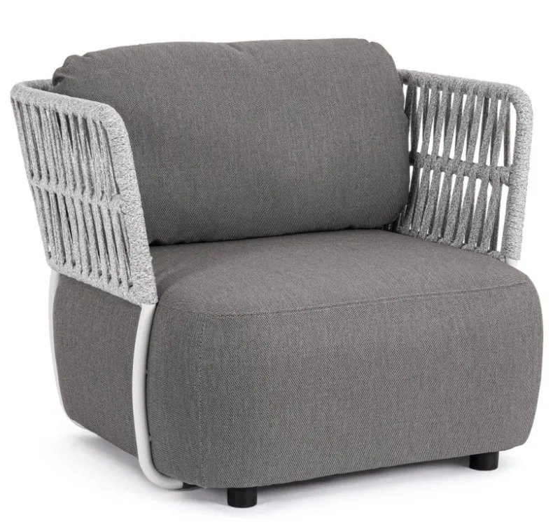 Best Bizzotto POLTRONA BIANCO/GRIGIO - PALMER