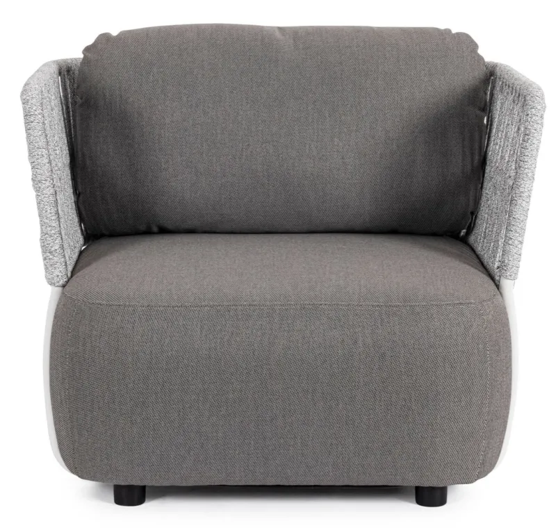 Best Bizzotto POLTRONA BIANCO/GRIGIO - PALMER